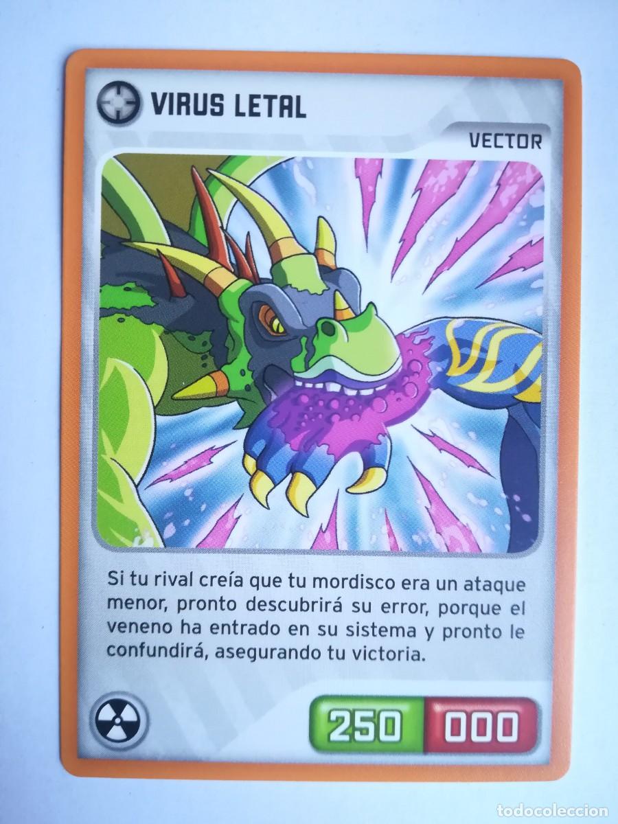 Trading cards: Invizimals 2014 N&ordm; 324. Virus letal. Vector - Panini. - Foto 1