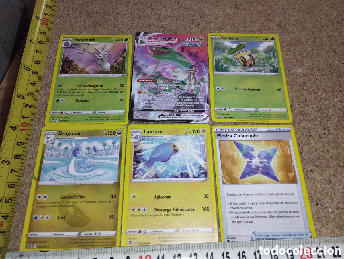 Trading cards: Lote de 6 cartas POKEMON - Foto 1
