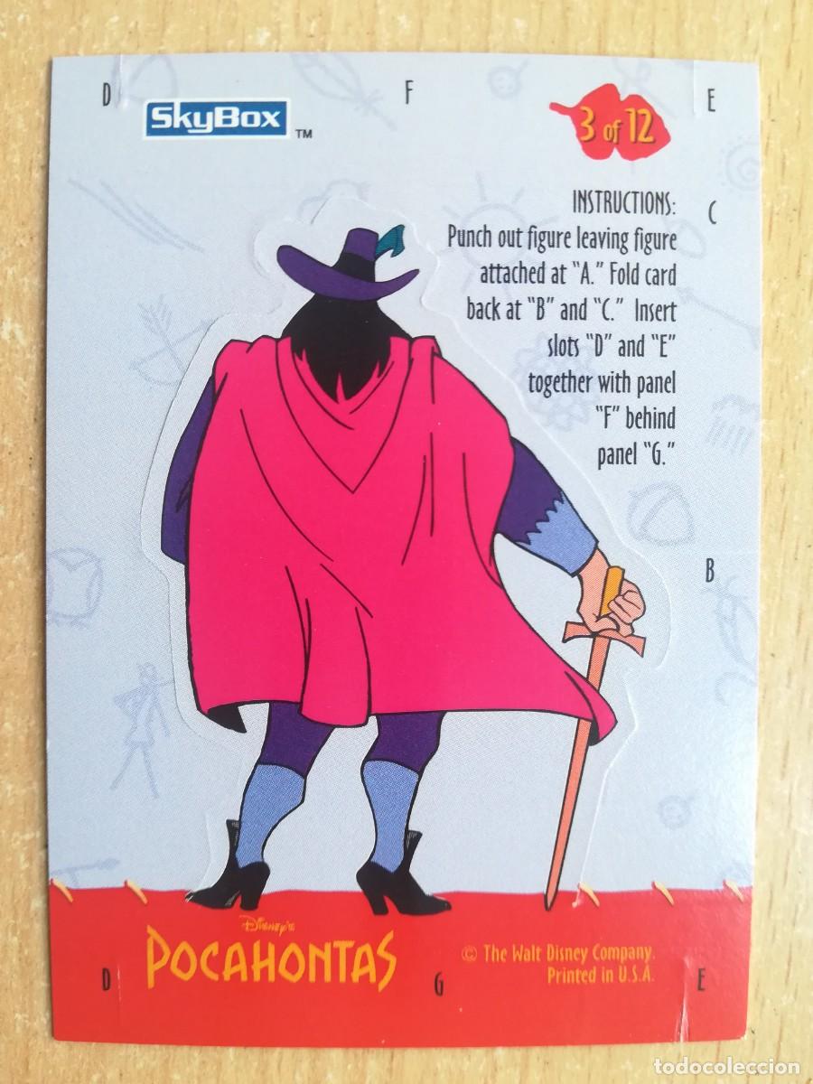 Trading cards: Pocahontas N&ordm; 3 de 12. Skybox - Foto 2