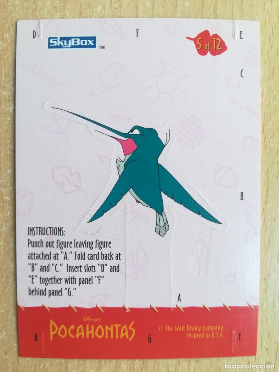 Trading cards: Pocahontas N&ordm; 5 de 12. Skybox - Foto 2