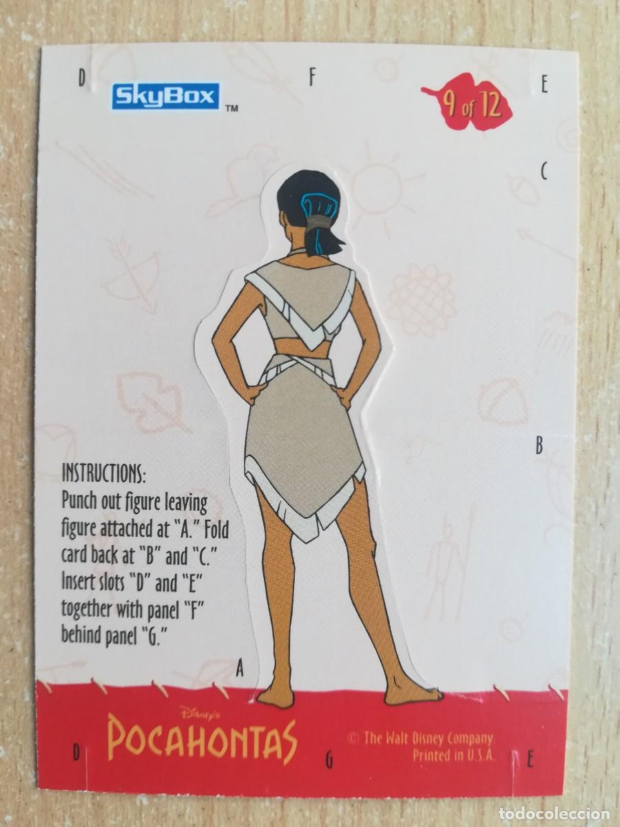 Trading cards: Pocahontas N&ordm; 9 de 12. Skybox - Foto 2