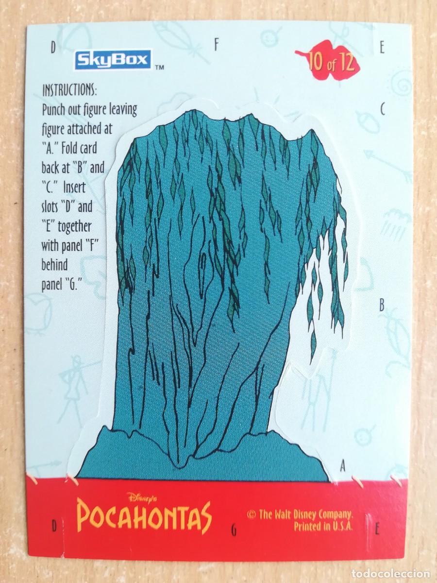 Trading cards: Pocahontas N&ordm; 10 de 12. Skybox - Foto 2