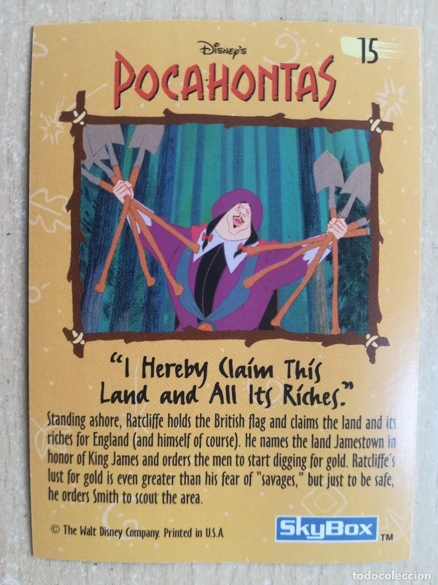 Trading cards: Pocahontas N&ordm; 15. Skybox - Foto 2