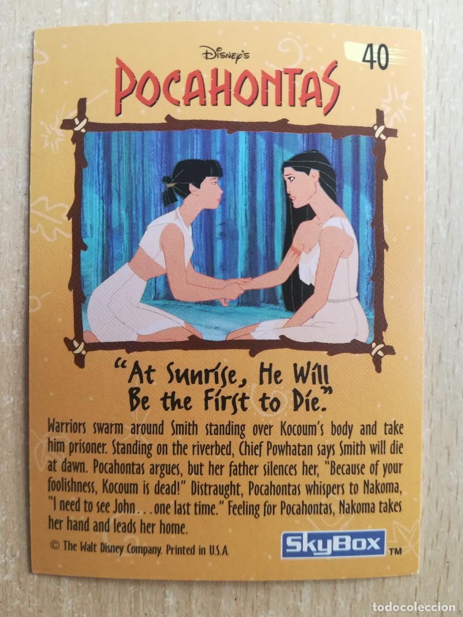 Trading cards: Pocahontas N&ordm; 40. Skybox - Foto 2