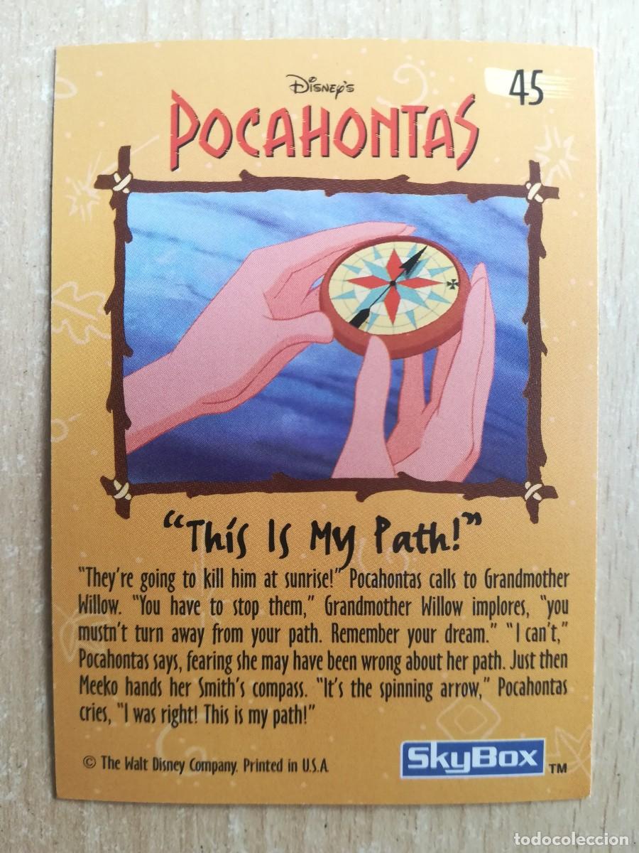 Trading cards: Pocahontas N&ordm; 45. Skybox - Foto 2