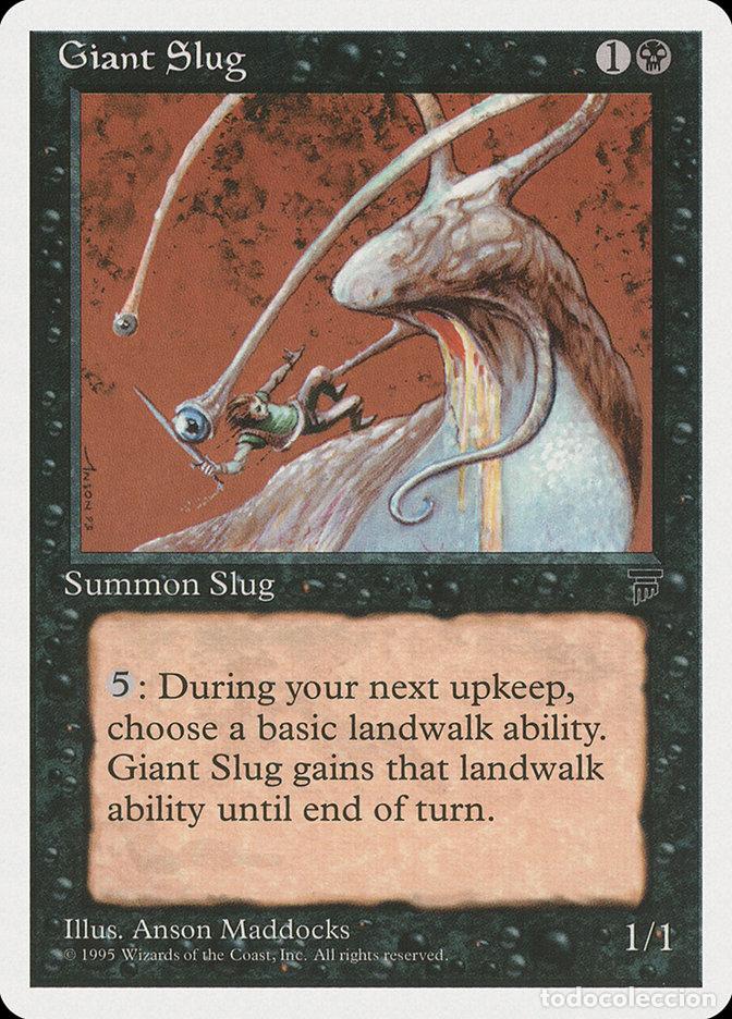 Trading Cards: Carta MTG-Giant Slug-Chronicles-N.030-EN-EX- - Magic the Gathering