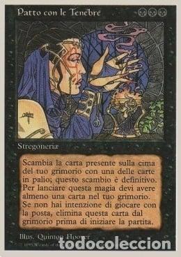 Trading Cards: Carta MTG-Patto con le Tenebre-Foreign White Bordered-N.112-ITA-EX- - Magic the Gathering