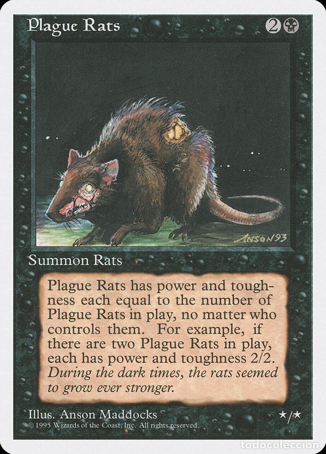 Trading Cards: Carta MTG-Ratti della Peste-Quarta Edizione-N.123-ITA-EX- - Magic the Gathering