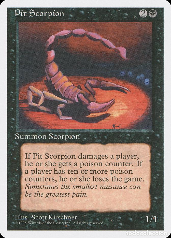 Trading Cards: Carta MTG-Scorpione dell'Abisso-Quarta Edizione-N.124-ITA-EX- - Magic the Gathering