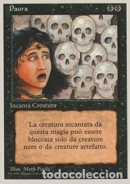 Trading Cards: Carta MTG-Paura-Foreign White Bordered-N.132-ITA-EX- - Magic the Gathering