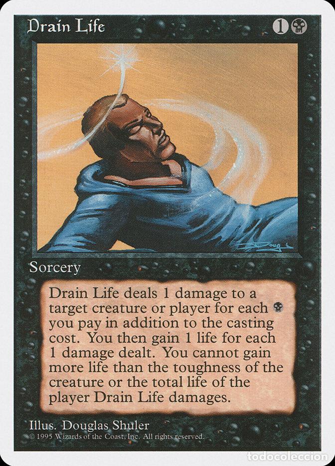 Trading Cards: Carta MTG-Risucchia Vita-Quarta Edizione-N.111-ITA-Good- - Magic the Gathering