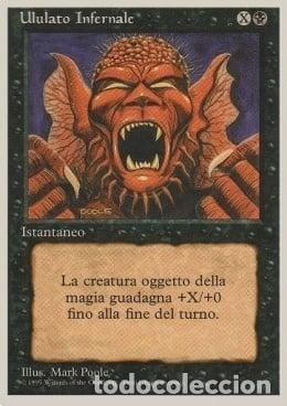 Trading Cards: Carta MTG-Ululato Infernale-Foreign White Bordered-N.114-ITA-EX- - Magic the Gathering
