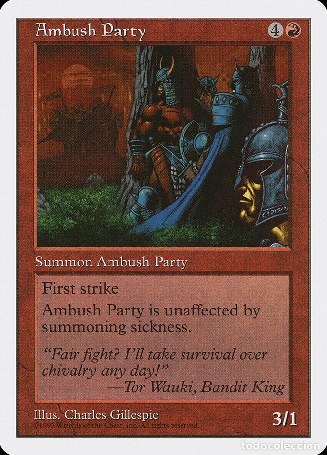 Trading Cards: Carta MTG-Banda di Assalitori-Quinta Edizione-N.228-ITA-EX- - Magic the Gathering