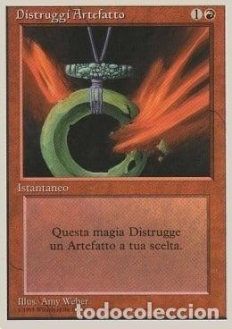 Trading Cards: Carta MTG-Distruggi Artefatto-Foreign White Bordered-N.219-ITA-Good- - Magic the Gathering