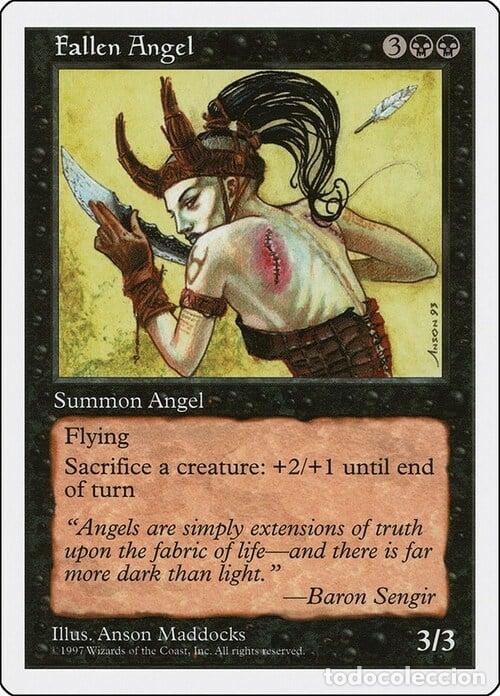 Trading Cards: Carta MTG-Angelo Caduto-Quinta Edizione-N.151-ITA-EX- - Magic the Gathering