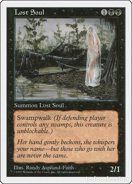 Trading Cards: Carta MTG-Anima Errante-Quinta Edizione-N.159-ITA-EX- - Magic the Gathering