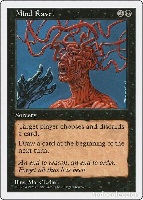 Trading Cards: Carta MTG-Groviglio Mentale-Quinta Edizione-N.192-ITA-EX- - Magic the Gathering