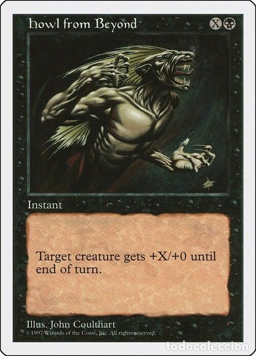 Trading Cards: Carta MTG-Howl from Beyond-Quinta Edizione-N.205-EN-Poor- - Magic the Gathering