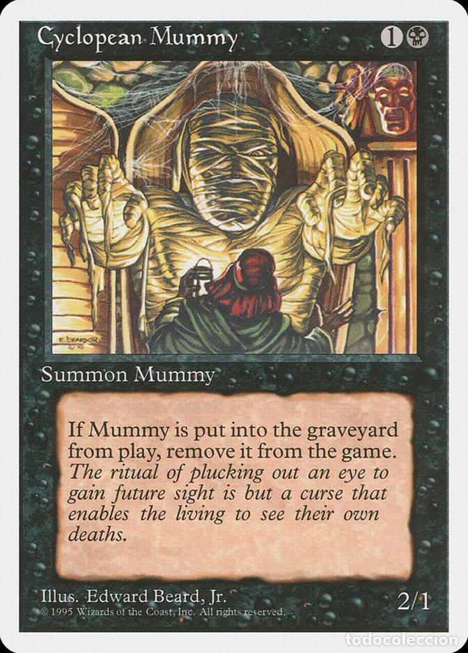 Trading Cards: Carta MTG-Mummia Ciclopica-Quarta Edizione-N.145-ITA-Good- - Magic the Gathering
