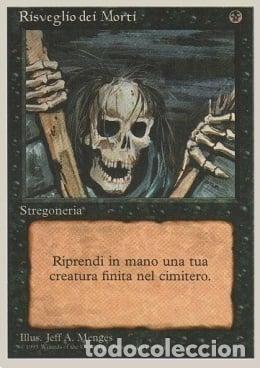 Trading Cards: Carta MTG-Risveglio dei Morti-Foreign White Bordered-N.156-ITA-EX- - Magic the Gathering
