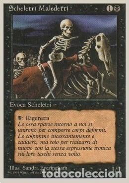 Trading Cards: Carta MTG-Scheletri Maledetti-Foreign White Bordered-N.133-ITA-Good- - Magic the Gathering