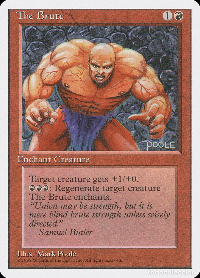 Trading Cards: Carta MTG-Il Bruto-Quarta Edizione-N.144-ITA-EX- - Magic the Gathering