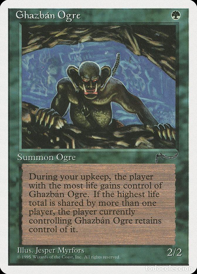 Trading Cards: Carta MTG-Ghazb&aacute;n Ogre-Chronicles-N.057-EN-EX- - Magic the Gathering