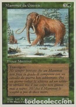 Trading Cards: Carta MTG-Mammut da Guerra-Foreign White Bordered-N.286-ITA-EX- - Magic the Gathering