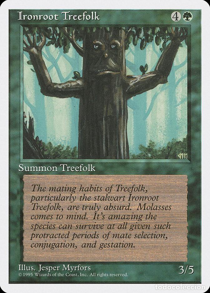Trading Cards: Carta MTG-Silvantropi Radice di Ferro-Quarta Edizione-N.256-ITA-Good- - Magic the Gathering