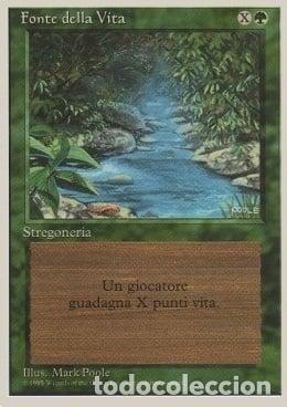 Trading Cards: Carta MTG-Fonte della Vita-Foreign White Bordered-N.217-ITA-EX- - Magic the Gathering