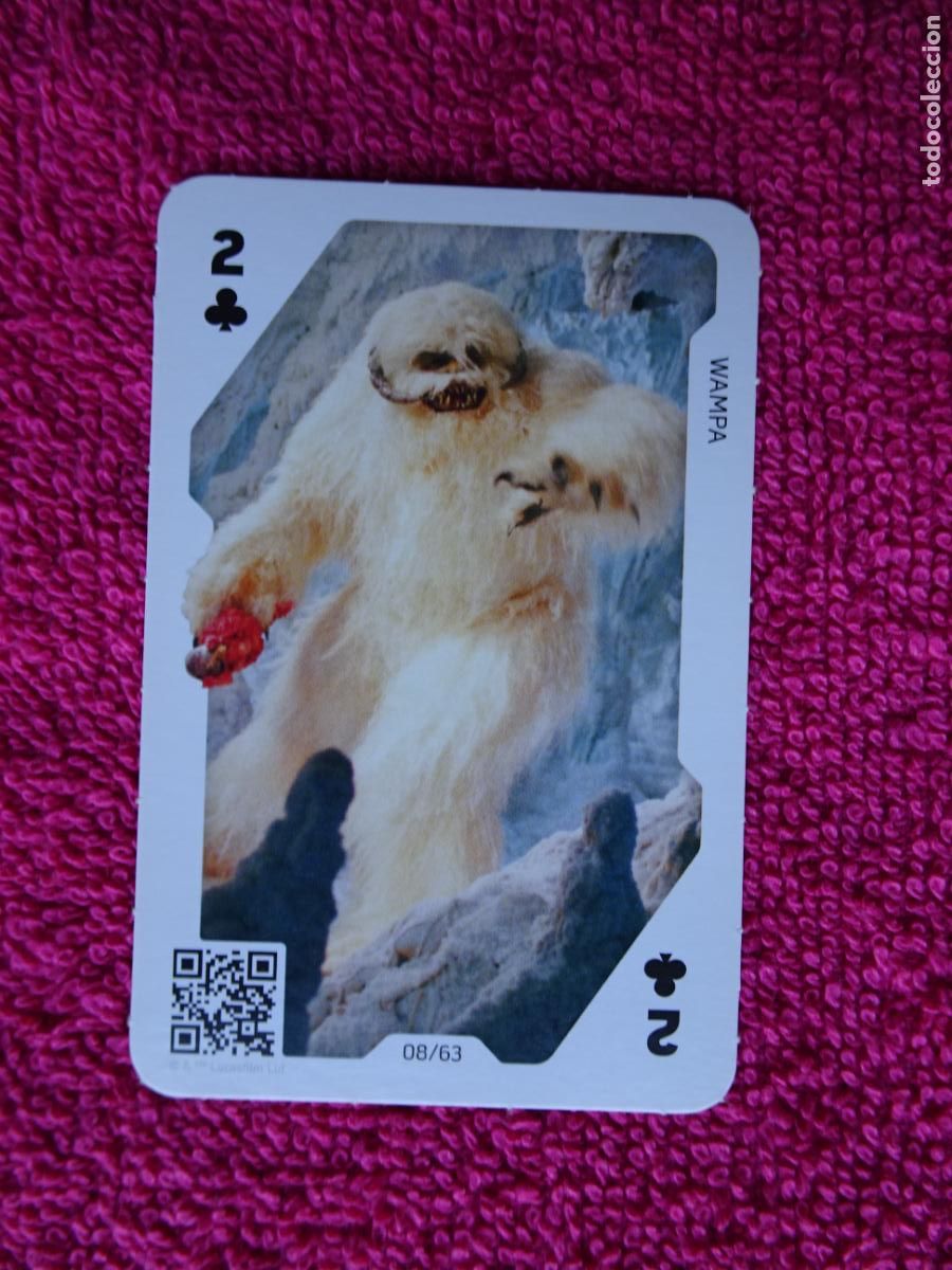 Trading Cards: juego de cartas star wars 8 wampa 2 de trebol supermercados carrefour 2021