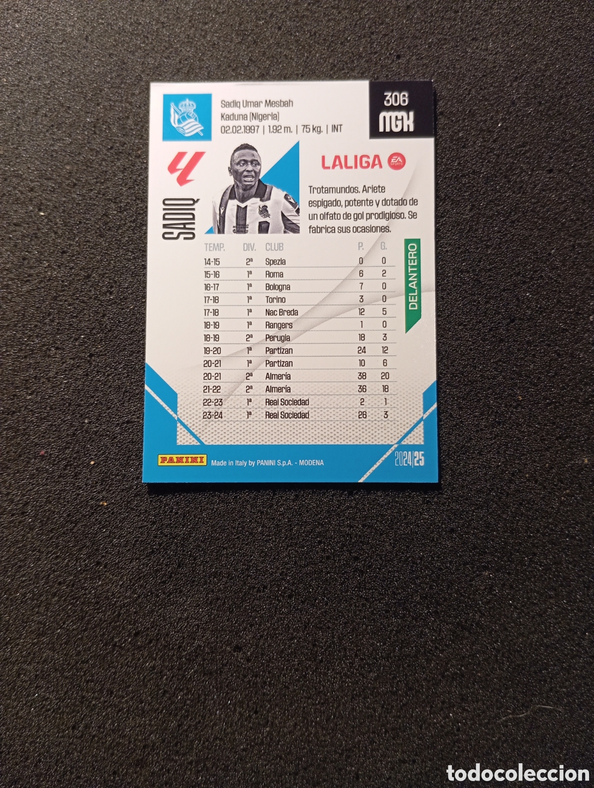 Trading cards: 306 Sadiq / Megacracks 2024-25 - Foto 2