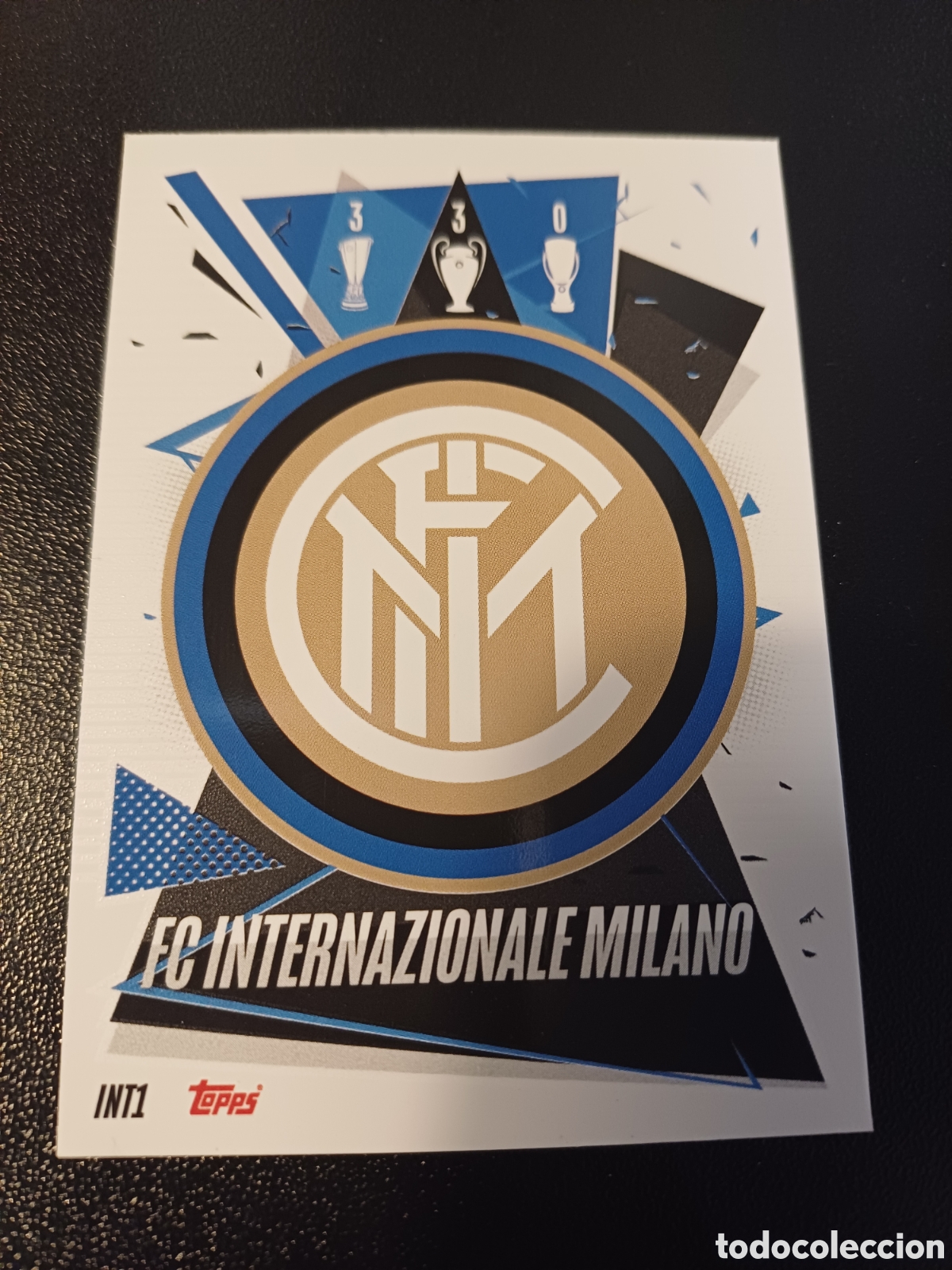 Trading Cards: #INT1 ESCUDO FC INTERNAZIONALE MILANO TOPPS MATCH ATTAX 2020-21