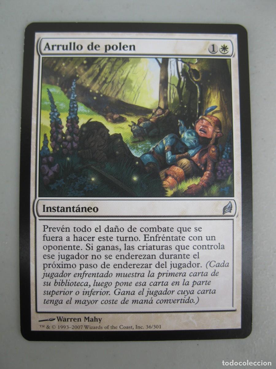 Trading cards: MAGIC THE GATHERING - DECKMASTER - ARRULLO DE POLEN - INSTANT&Aacute;NEO. - Foto 1
