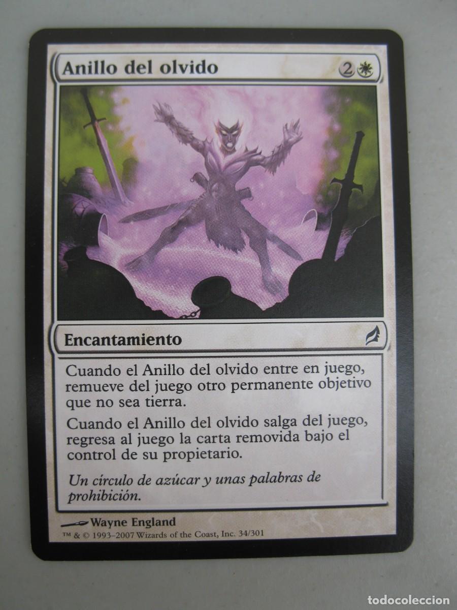 Trading cards: MAGIC THE GATHERING - DECKMASTER - ANILLO DEL OLVIDO - ENCANTAMIENTO. - Foto 1