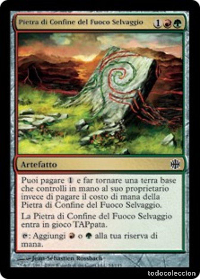 Trading Cards: Carta MTG-Pietra di Confine del Fuoco Selvaggio-Alara Reborn-N.022-ITA-EX- - Magic the Gathering