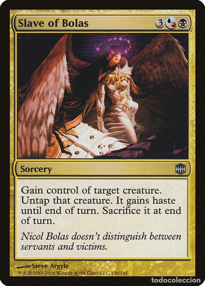 Trading Cards: Carta MTG-Schiavo di Bolas-Alara Reborn-N.058-ITA-EX- - Magic the Gathering