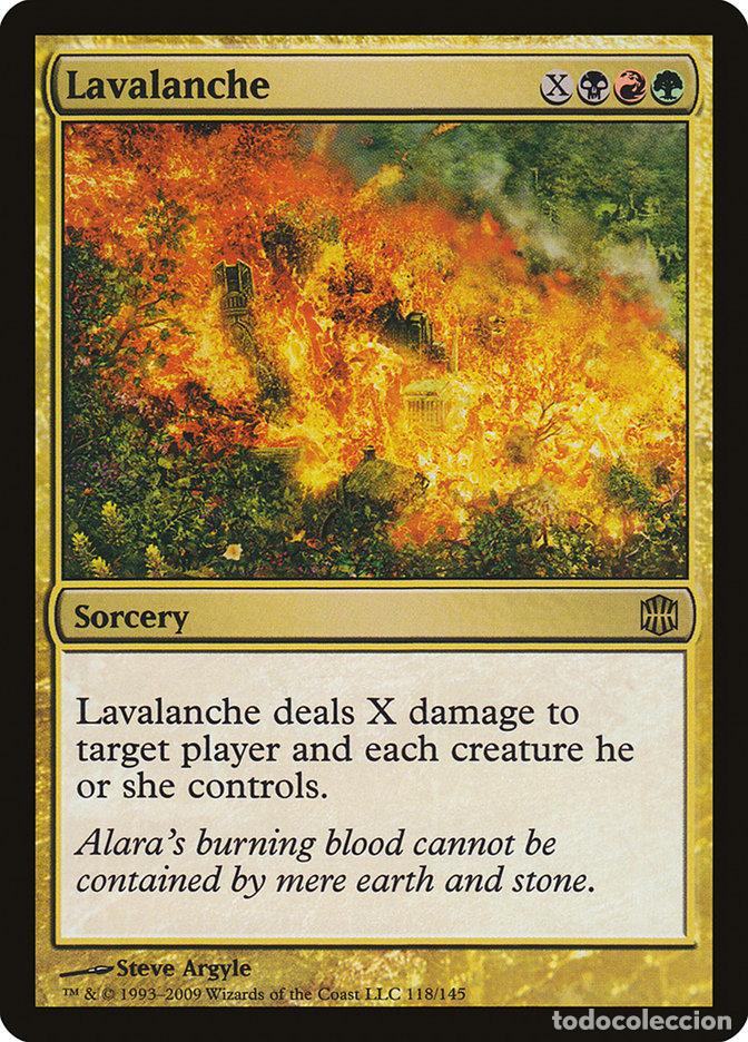 Trading Cards: Carta MTG-Lavalanga-Alara Reborn-N.092-ITA-Good- - Magic the Gathering