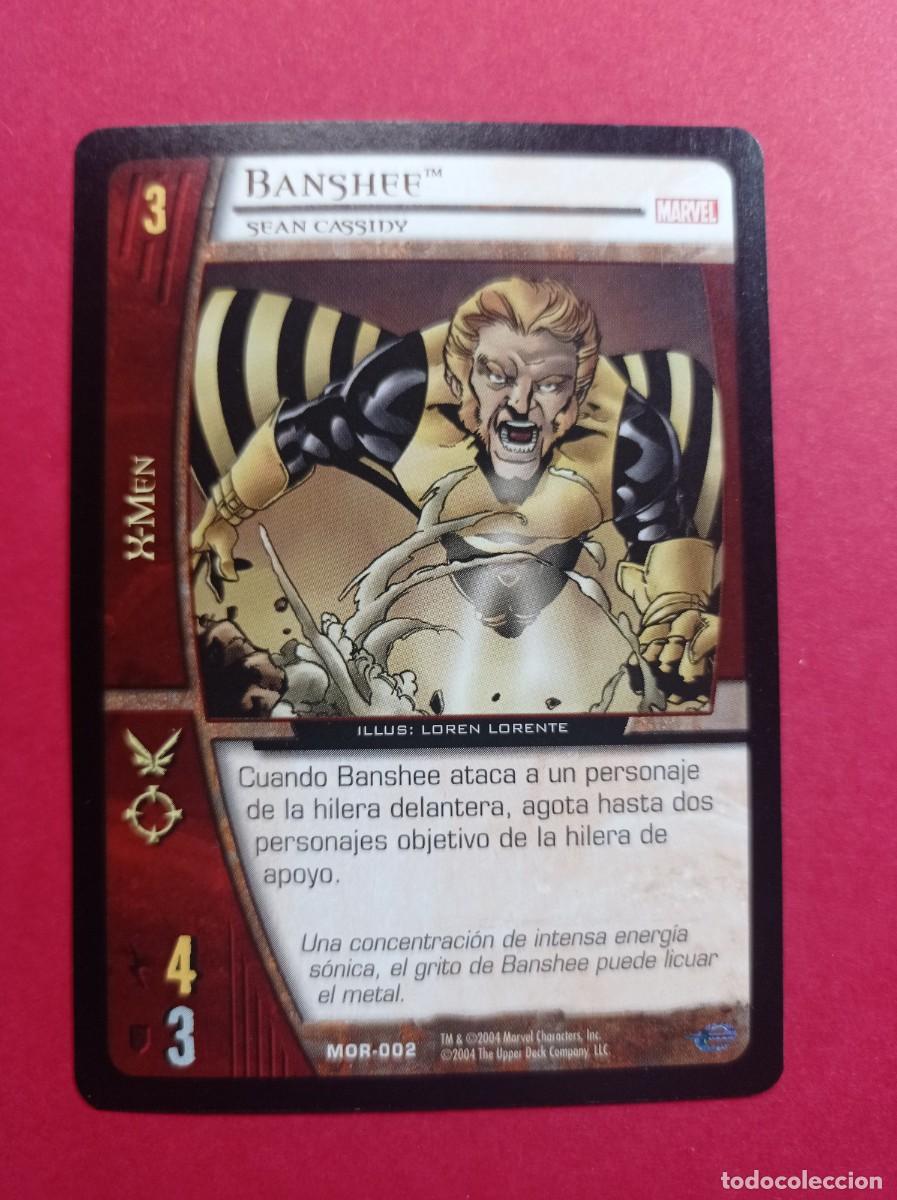 Trading cards: VS SYSTEM. COLLECTOR CARDS. MARVEL CHARACTERS. X-MEN BANSHEE. MOR 002. UPPER DECK, 2004 - Foto 1