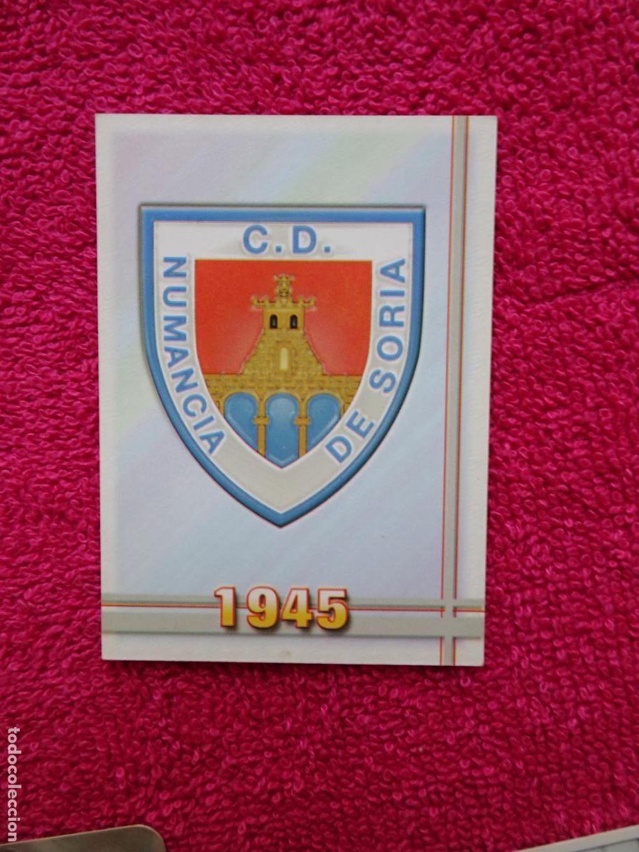 Trading cards: liga 2007 557 escudo numancia estadio los p&aacute;jaritos las fichas de la liga