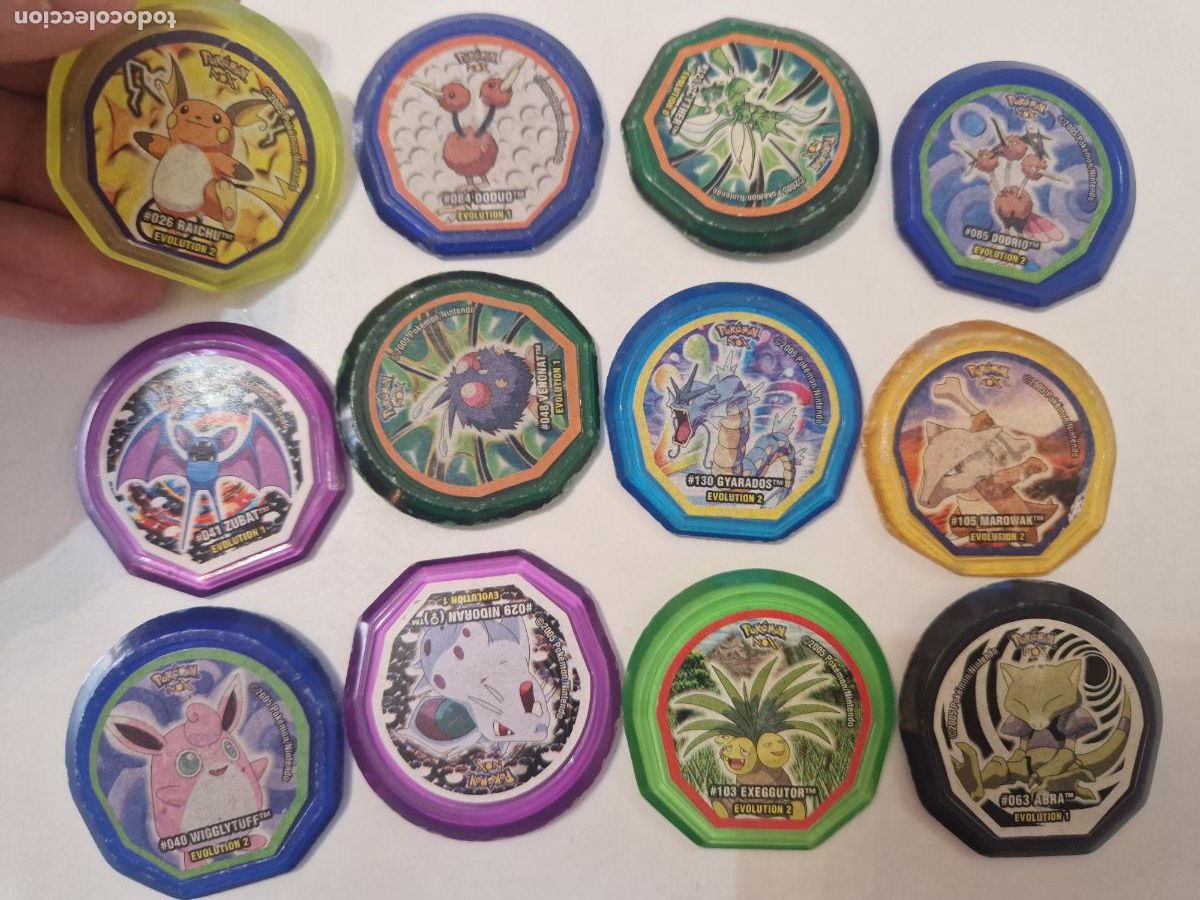 Trading cards: LOTE 12 TAZO POKEMON 2005 NINTENDO NOX EVOLUTION - Foto 1