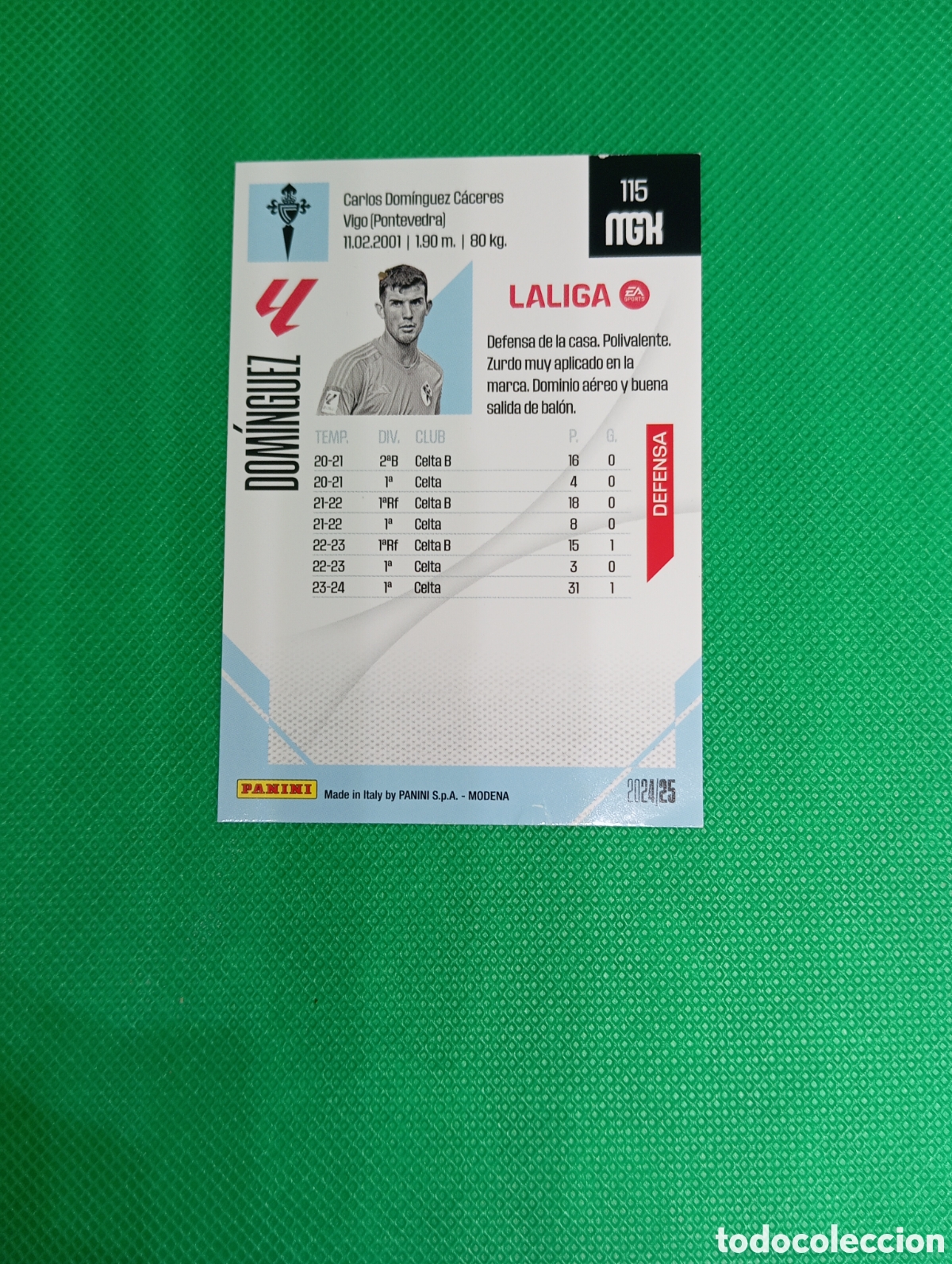 Trading cards: 115 Dom&iacute;nguez / Megacracks 2024 - Foto 2