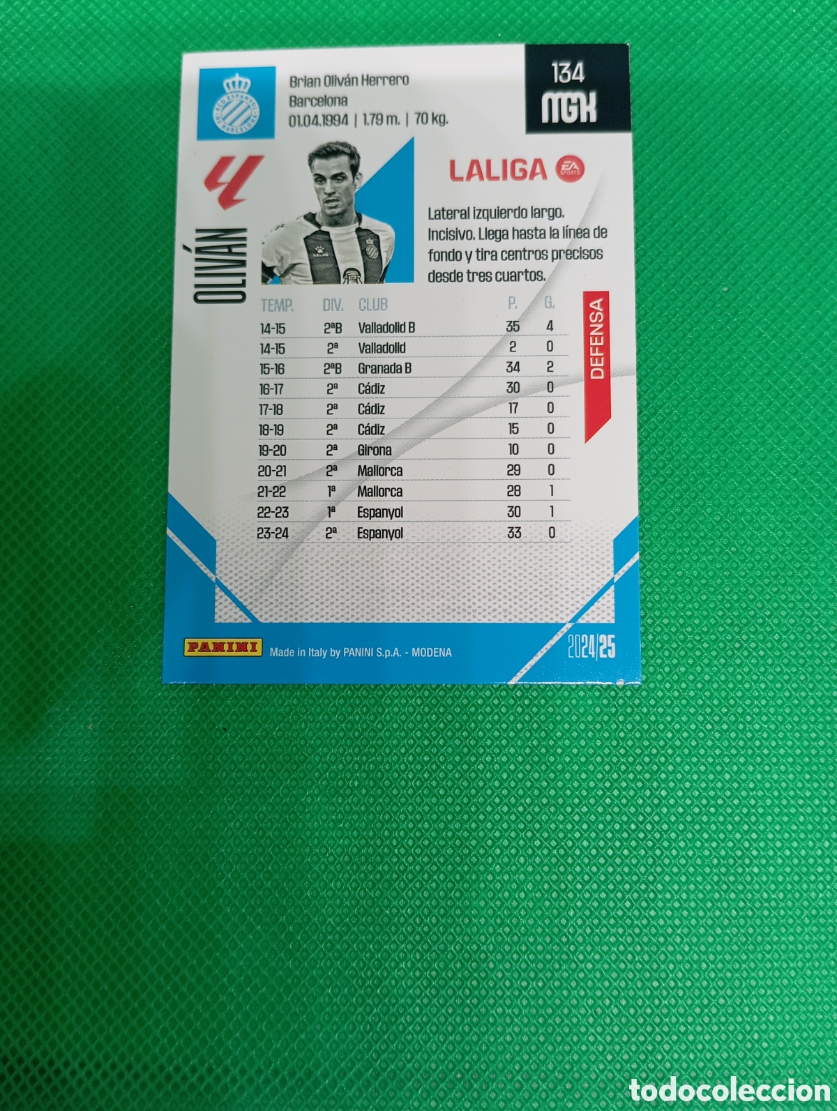 Trading cards: 134 Olivan / Megacracks 2024 - Foto 2