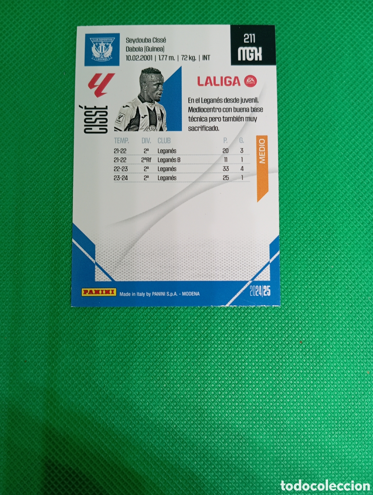 Trading cards: 211 Ciss&eacute; / Megacracks 2024 - Foto 2