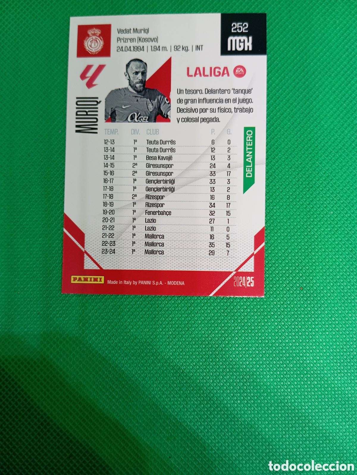 Trading cards: 252 Muriqi / Megacracks 2024 - Foto 2
