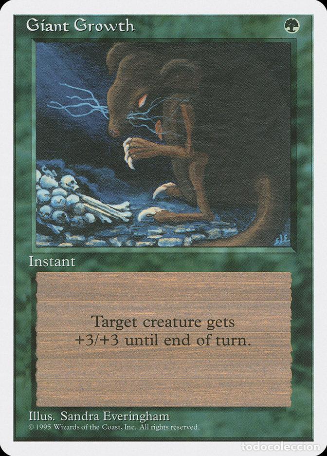 Trading Cards: Carta MTG-Crescita Gigante-Quarta Edizione-N.248-ITA-EX-Common - Magic the Gathering