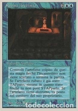 Trading Cards: Carta MTG-Rubare Artefatto-Foreign White Bordered-N.084-ITA-EX-Uncommon - Magic the Gathering
