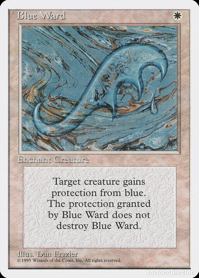 Trading Cards: Carta MTG-Sigillo Blu-Quarta Edizione-N.010-ITA-EX-Uncommon - Magic the Gathering