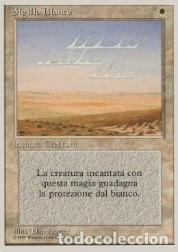 Trading Cards: Carta MTG-Sigillo Bianco-Foreign White Bordered-N.045-ITA-EX-Uncommon - Magic the Gathering