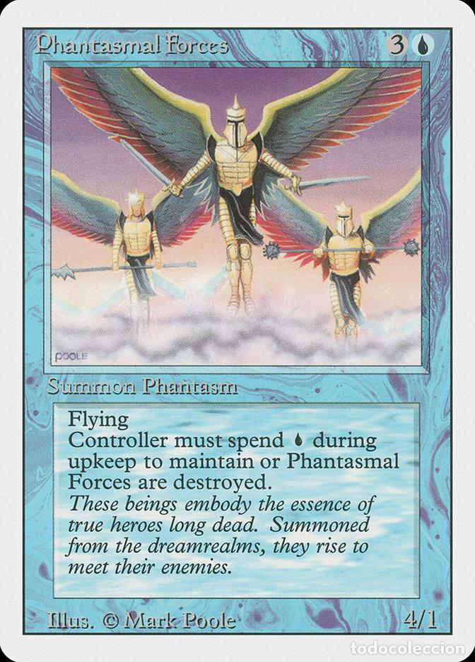 Trading Cards: Carta MTG-Phantasmal Forces-Revised-N.069-EN-Good-Uncommon - Magic the Gathering